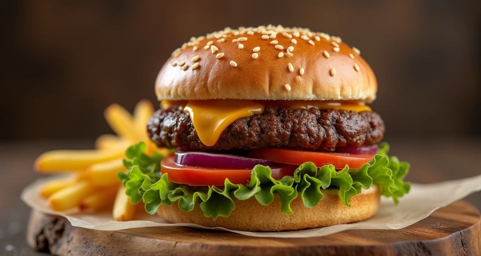Hamburger: Lezzetin ve Çeşitliliğin Sembolü - FitMi Blog Yazısı Kapak Görseli