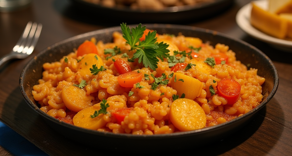 Paella: İspanya'nın Güneşli Sofrası | FitMi Mobil Uygulaması Paella: İspanya'nın Güneşli Sofrası - FitMi Sağlık ve Yaşam Blog Görseli